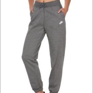Gray Nike sweatpants